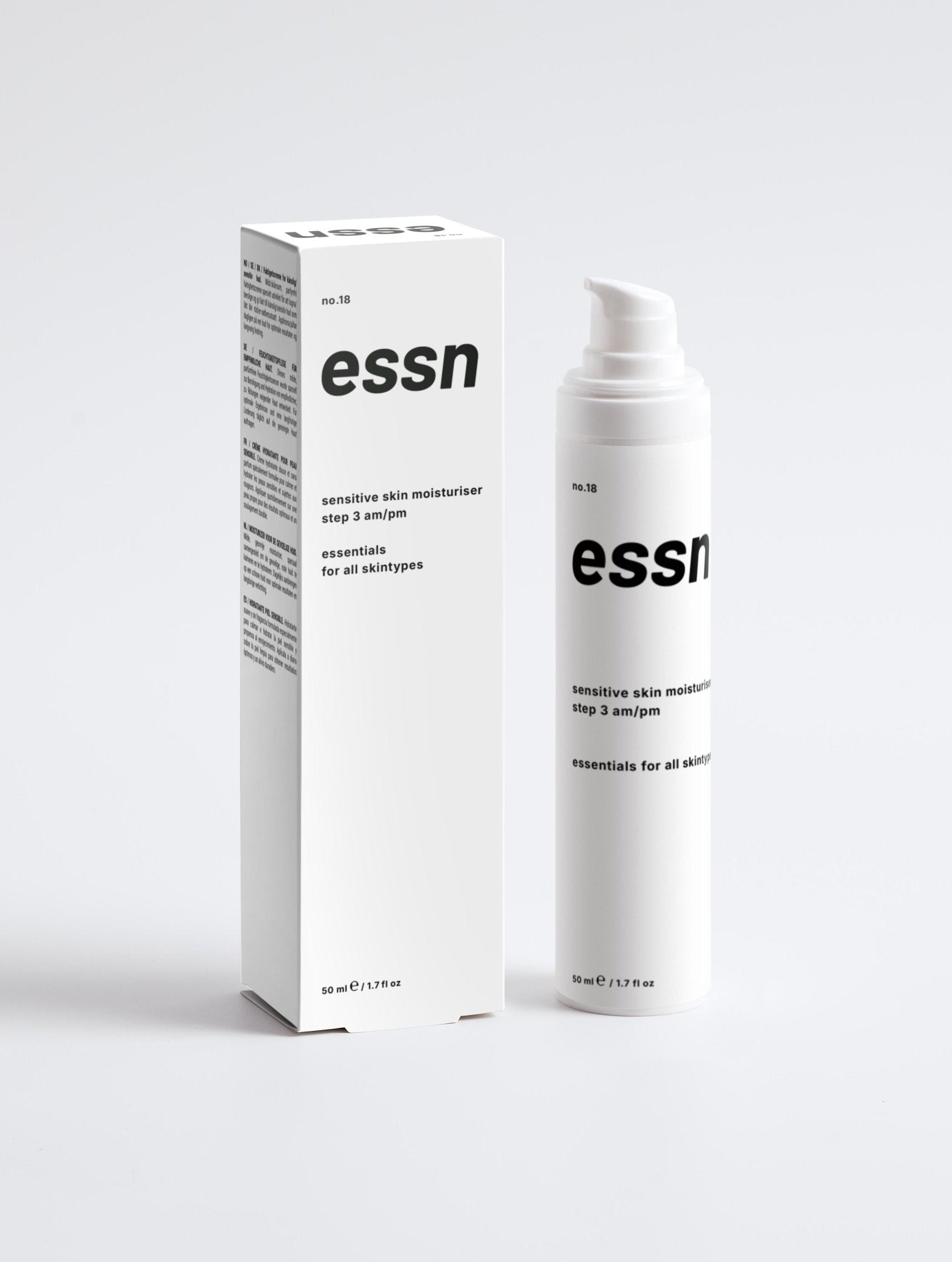 Sensitive Skin Moisturiser, Fragrance Free - no.18 - ESSN Shop
