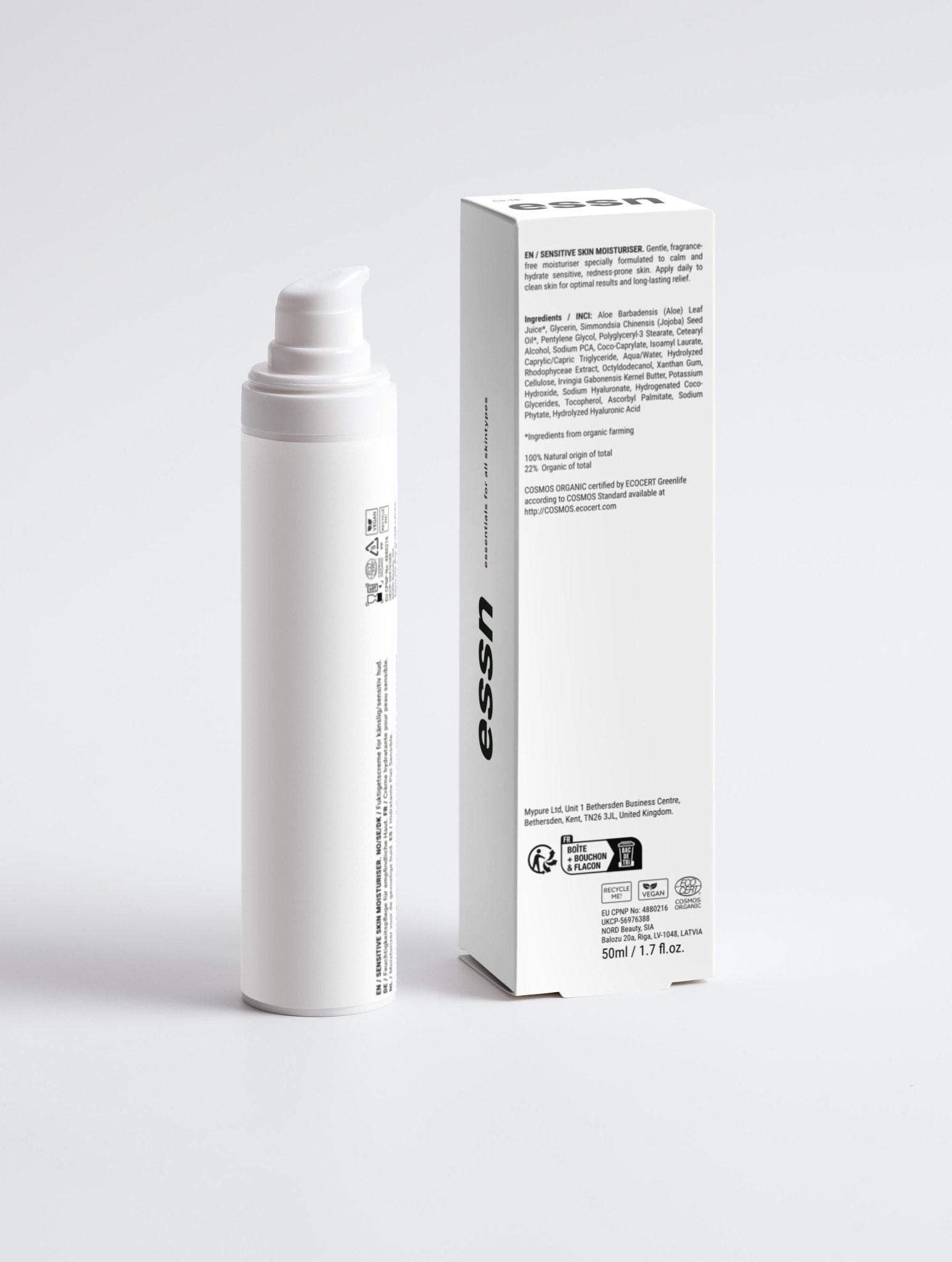 Sensitive Skin Moisturiser, Fragrance Free - no.18 - ESSN Shop